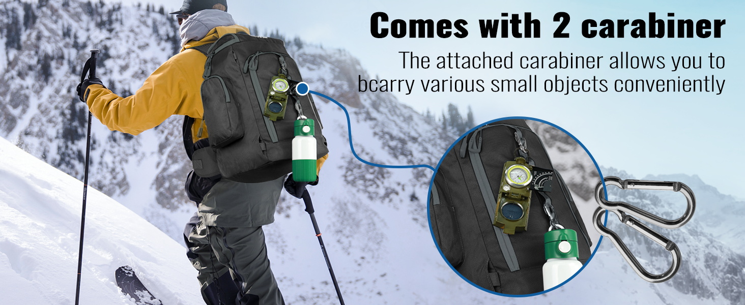 Ski Boot Bag, 65L Durable Travel Backpack, 1680D Nylon Waterproof