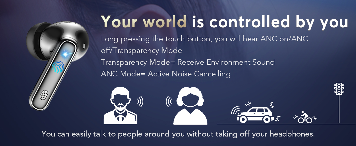 ANC Mode and Transparency Mode