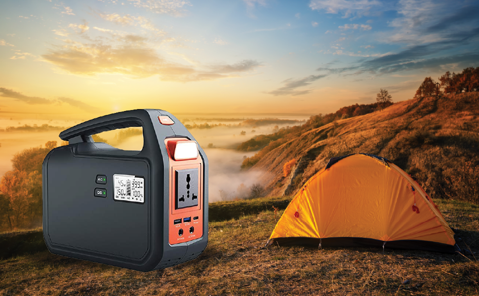 SARRVAD Portable Solar Power Generator S150 (150W AC Output, Red Color