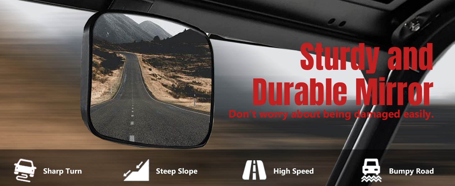 Upgrade Larger Rear View Mirror