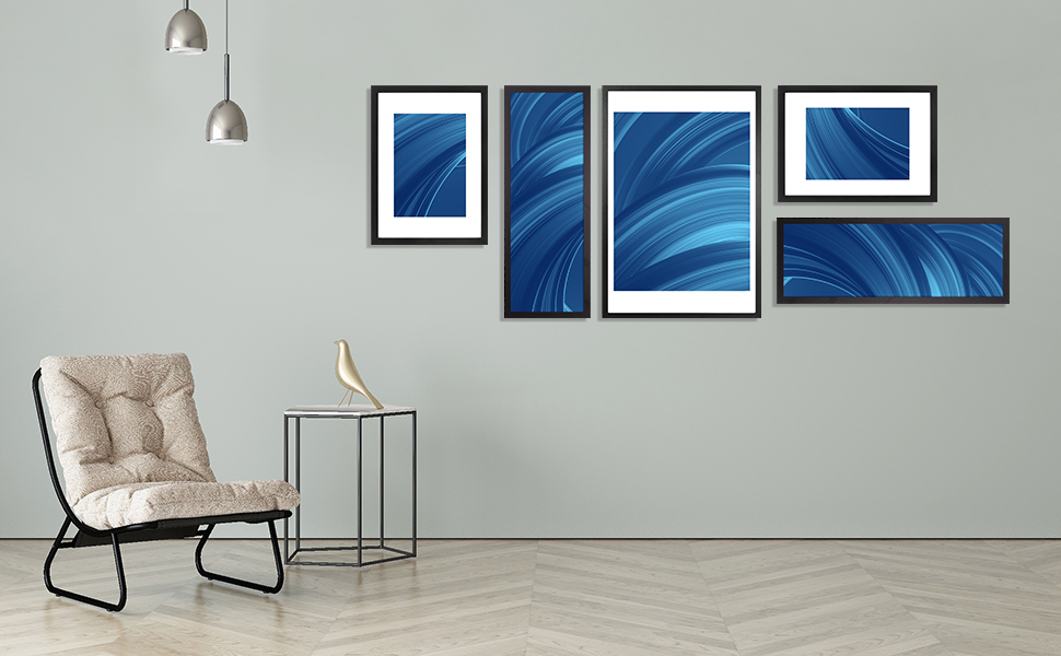 12x36 Frame, 12x36 Panoramic Picture Frame, Solid Wood Poster Frame