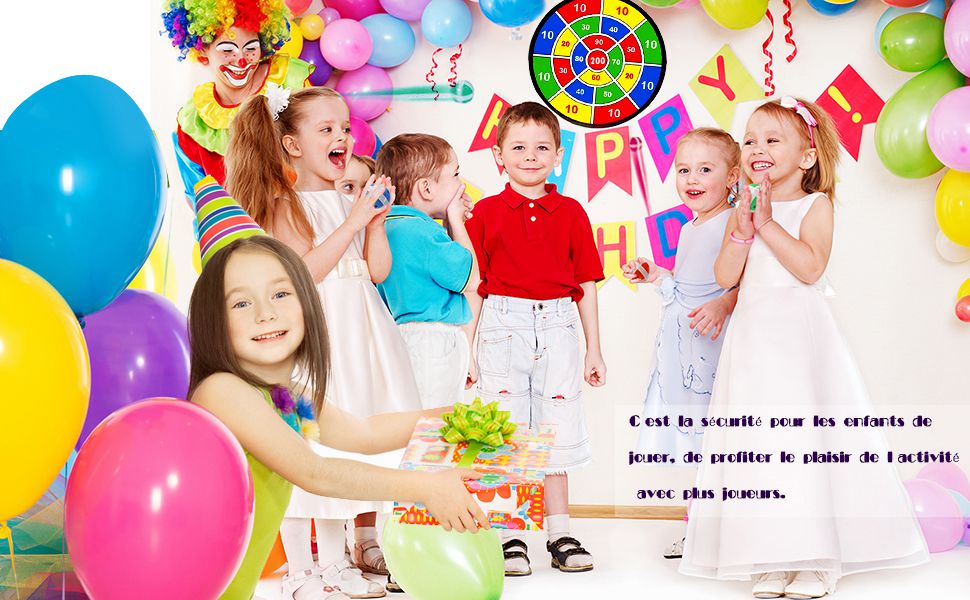 Jeu de fléchettes pour enfants jeu de fête intérieur extérieur jouet cadeau