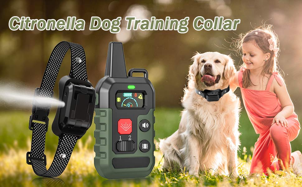 EDUPET Citronella Dog Bark Collar, Spray Dog Bark Collar