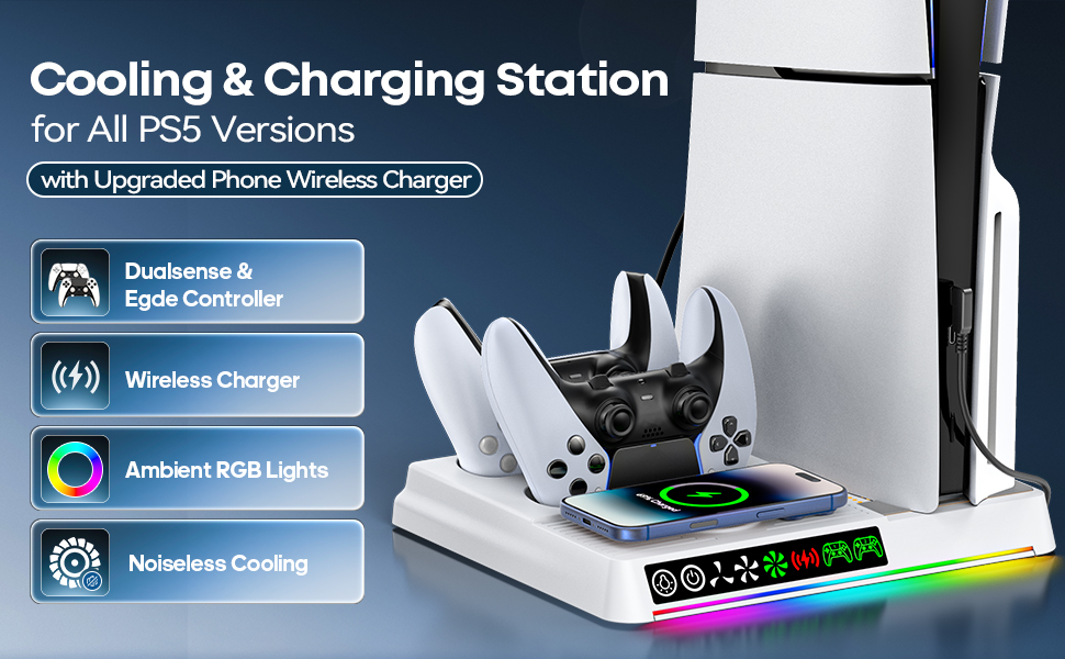 PS5 Cooling and Charging Station
