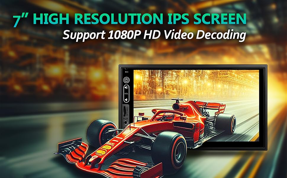 7-inch IPS Touch Screen