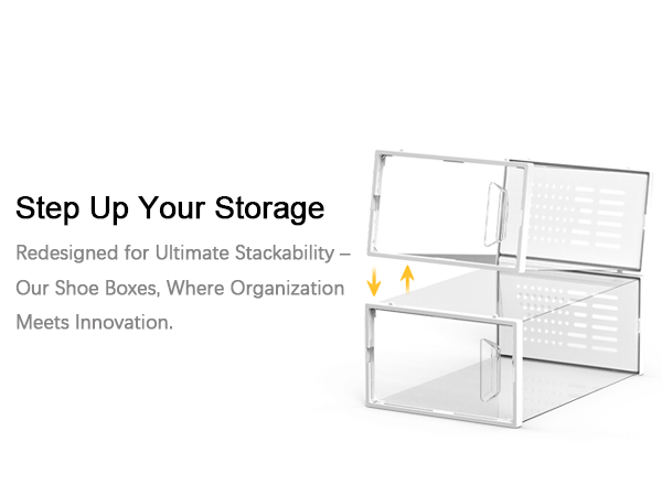 Amazon.com: SEE SPRING 12 Pack Shoe Storage Box, Clear