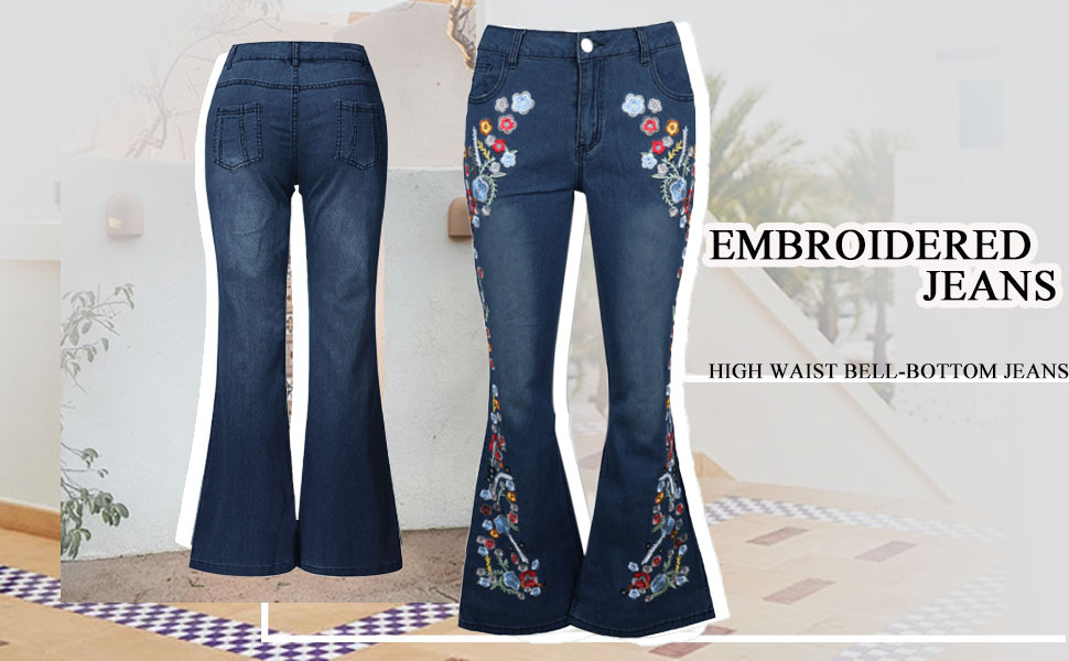 【最終値下】bluelea Original embroidery pants 最終値下】bluelea Original embroidery pants