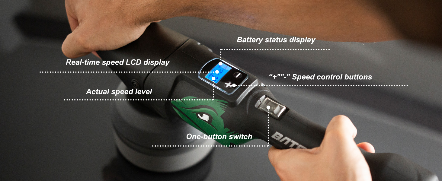 cordless dual action buffer polisher cordless buffer polisher for car detailing