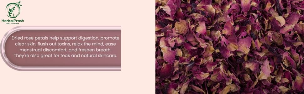 About dried rose petals
