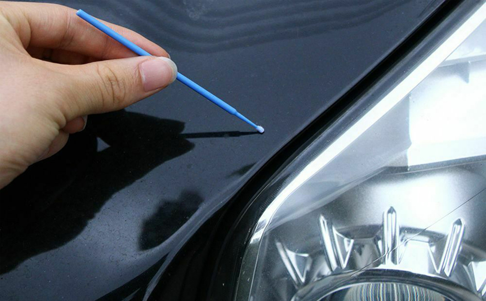 ZYNCUE 100Pcs/Set Car Touch Up Paint Brushes Paint Touchup Disposable Dentistry Pen Car