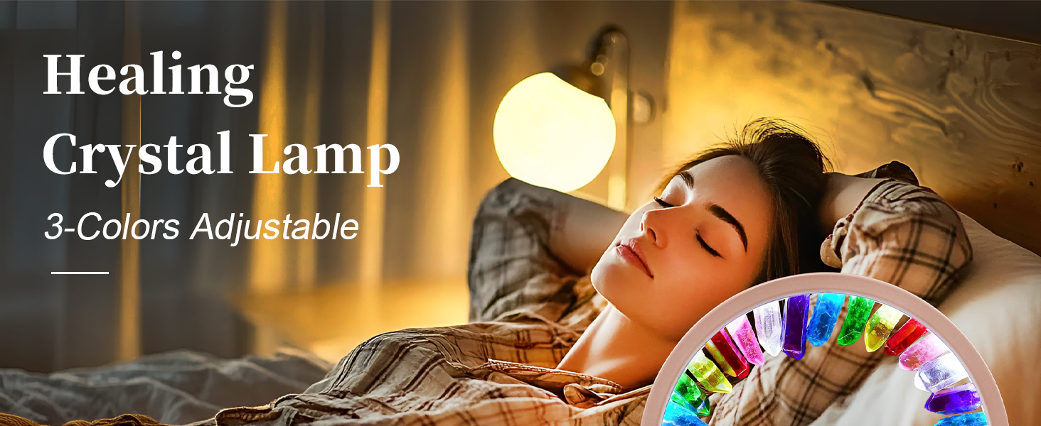 Healing Crystal Lamp