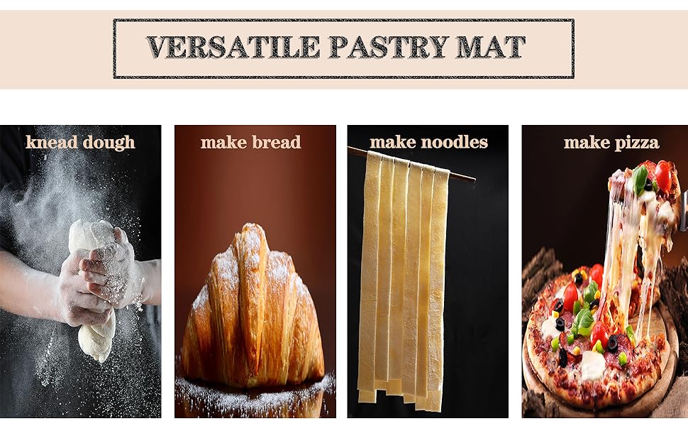 Silicone Pastry Mat Pastry Baking Mat with Measurements