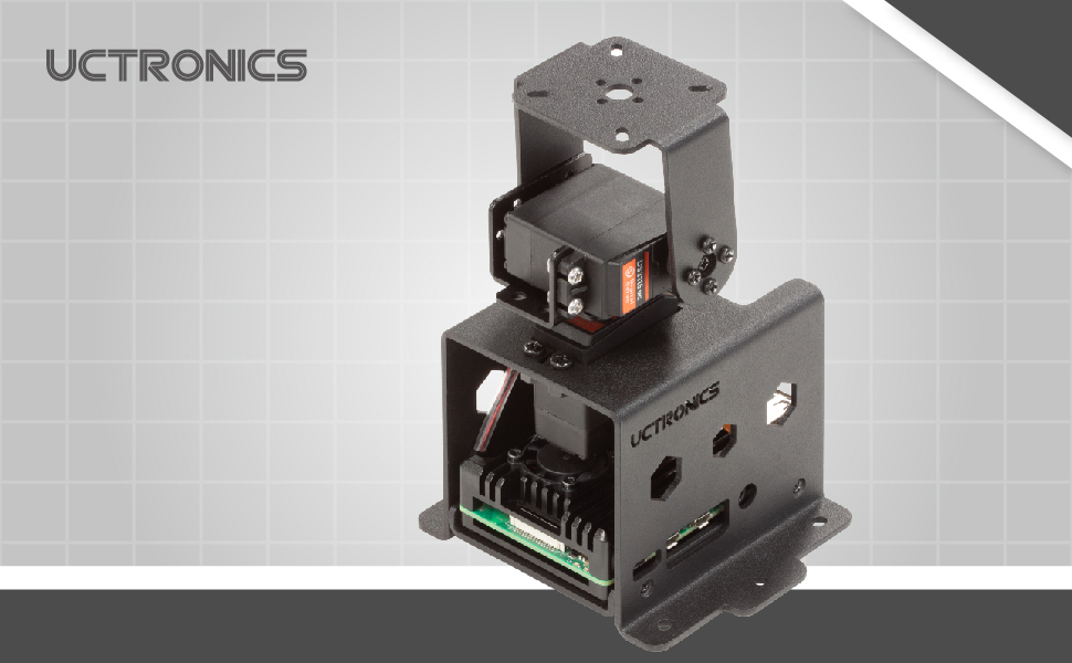 UCTRONICS 2 DoF Pan Tilt Digital Servo Kit, Full Metal Bracket with 2