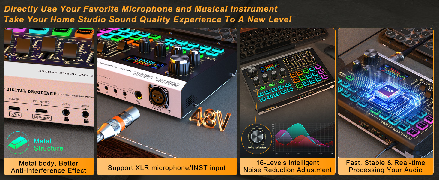 podcast audio interface