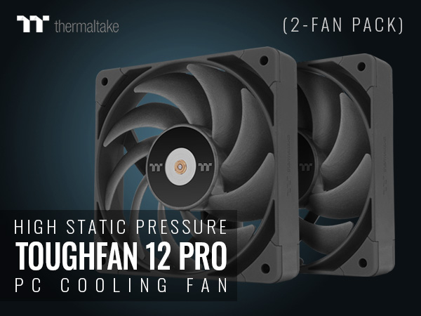 Amazon.com: Thermaltake TOUGHFAN 12 Pro High Static Pressure
