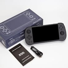 X55 Handheld 16G+256G Retro Arcade Handheld Game Console Built-in 30,000 Games, JELOS System & RK3566 CPU, 5.5-Inch Portable Video Gaming Console for Kids Adults - Blue 19 Powkiddy X55