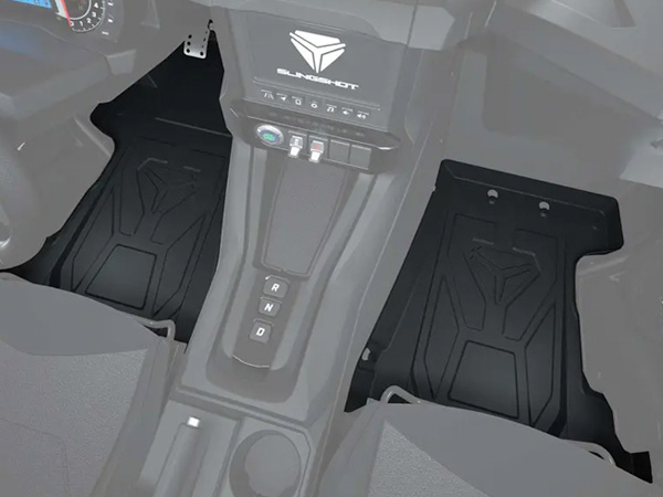 ウルモ　マット Amazon.com: Polaris Slingshot All-Weather Floor Mats for S