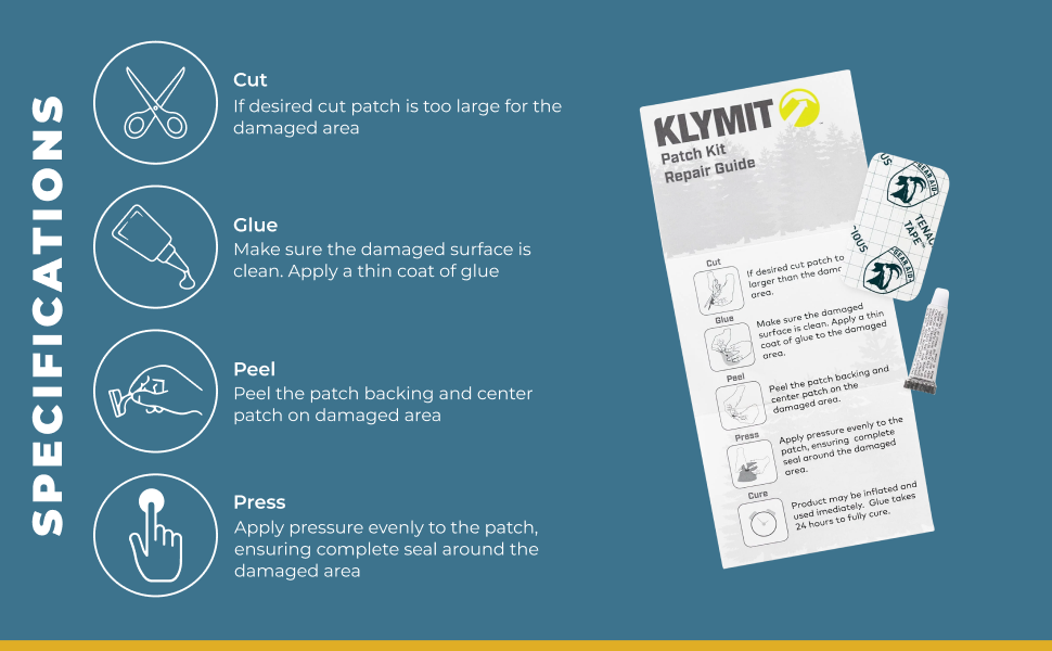 Klymit Sleeping Pad Patch Kit, SelfInflating Sleeping Mats Amazon Canada