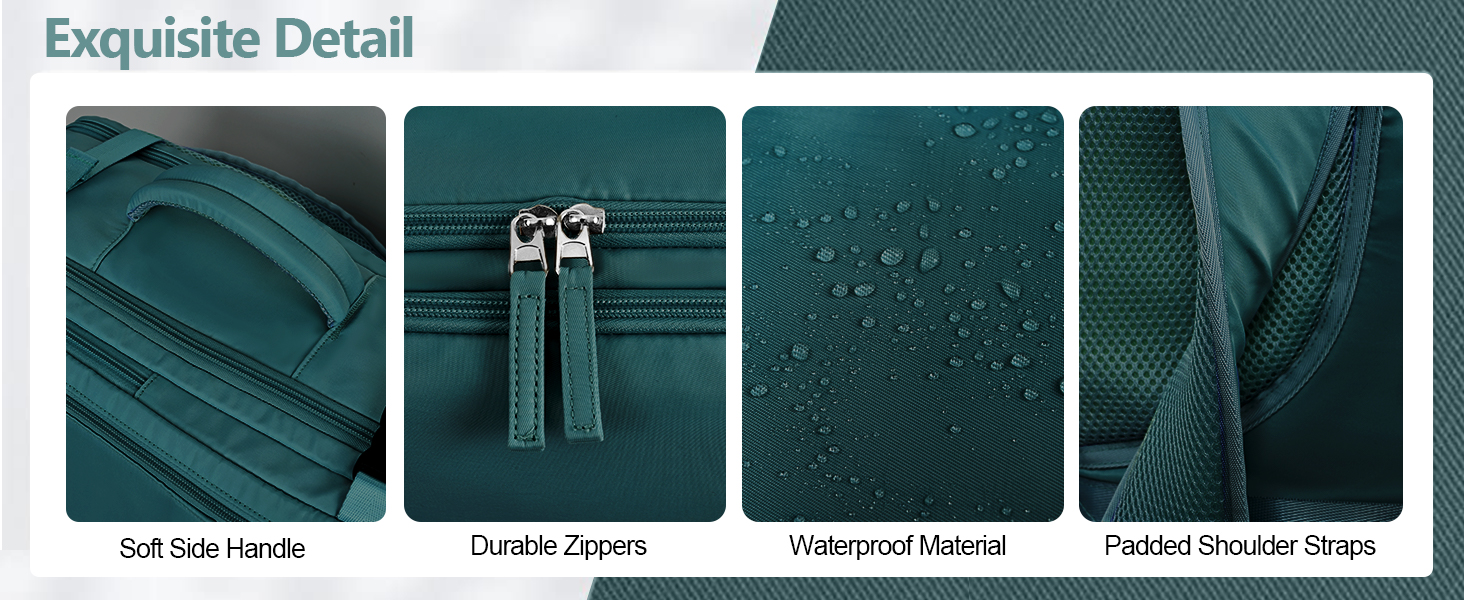 Rinlist peacock blue laptop bag