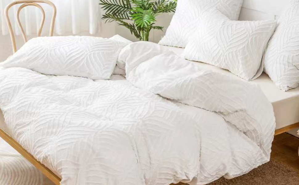 Louifila Comforters Queen Size White Tufted Queen Comforter