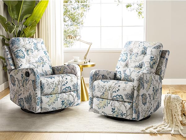 Amazon.com: HULALA Home Recliner Chair Modern Printed Fabric