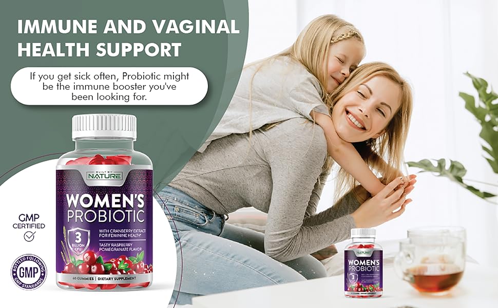 Amazon.com: Built by Nature Probiotics for Women Gummies 3 Billion CFU - Are Probiotic Gummies Good For You