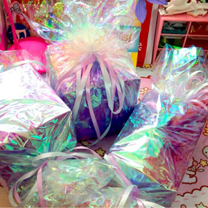 Giiffu Iridescent Film Cellophane Wrap Roll 