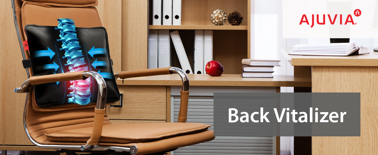 AJUVIA Back Vitalizer Car Lumbar Support for Driving Seat Lumbar