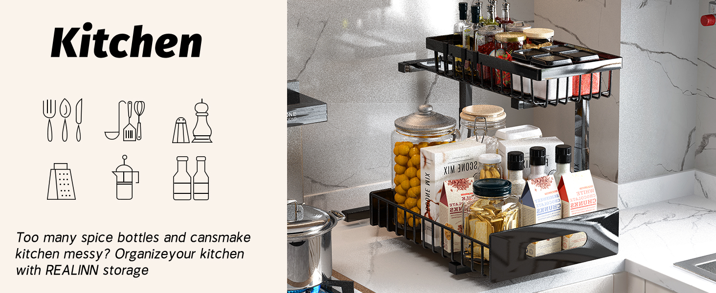 under sink organizers and storage