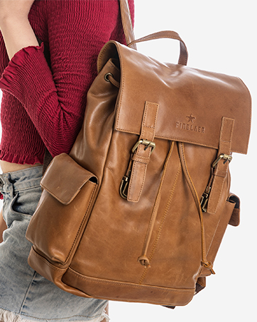 Vintage Leather Backpack