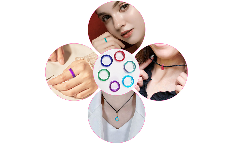 Ring Holder Resin Mold, SENHAI Rose Shaped Ring Holder