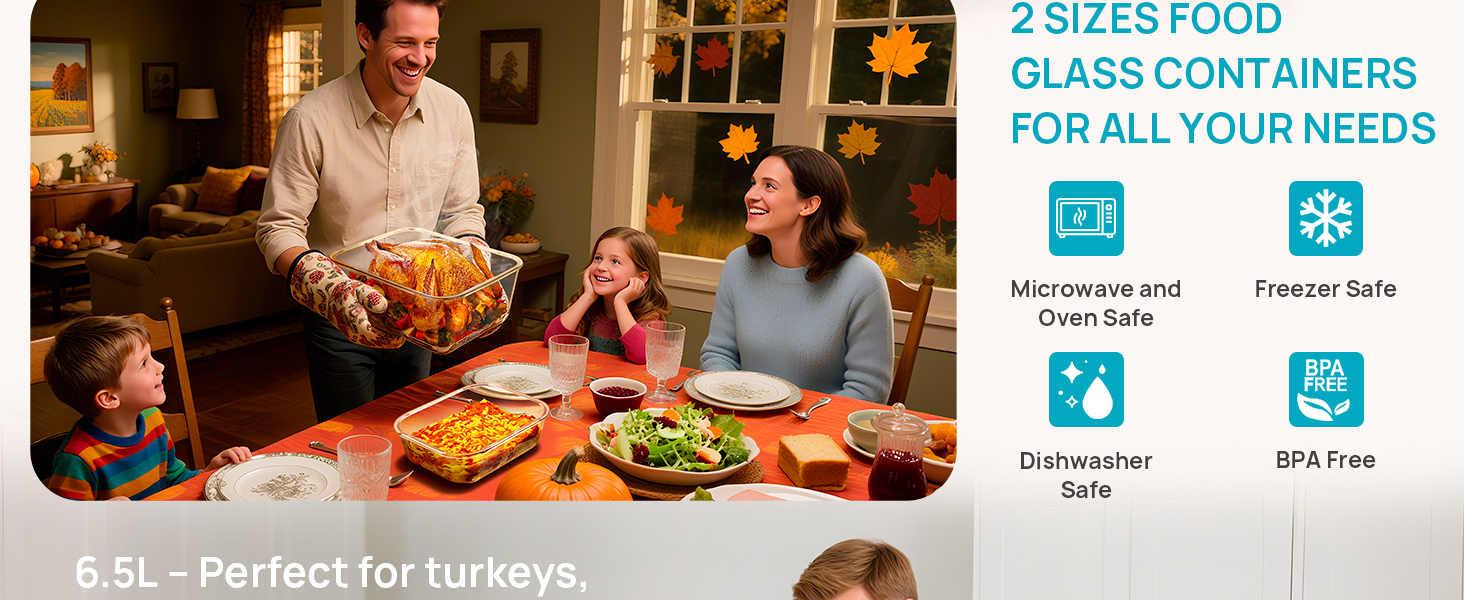 large glass storage containers with lids