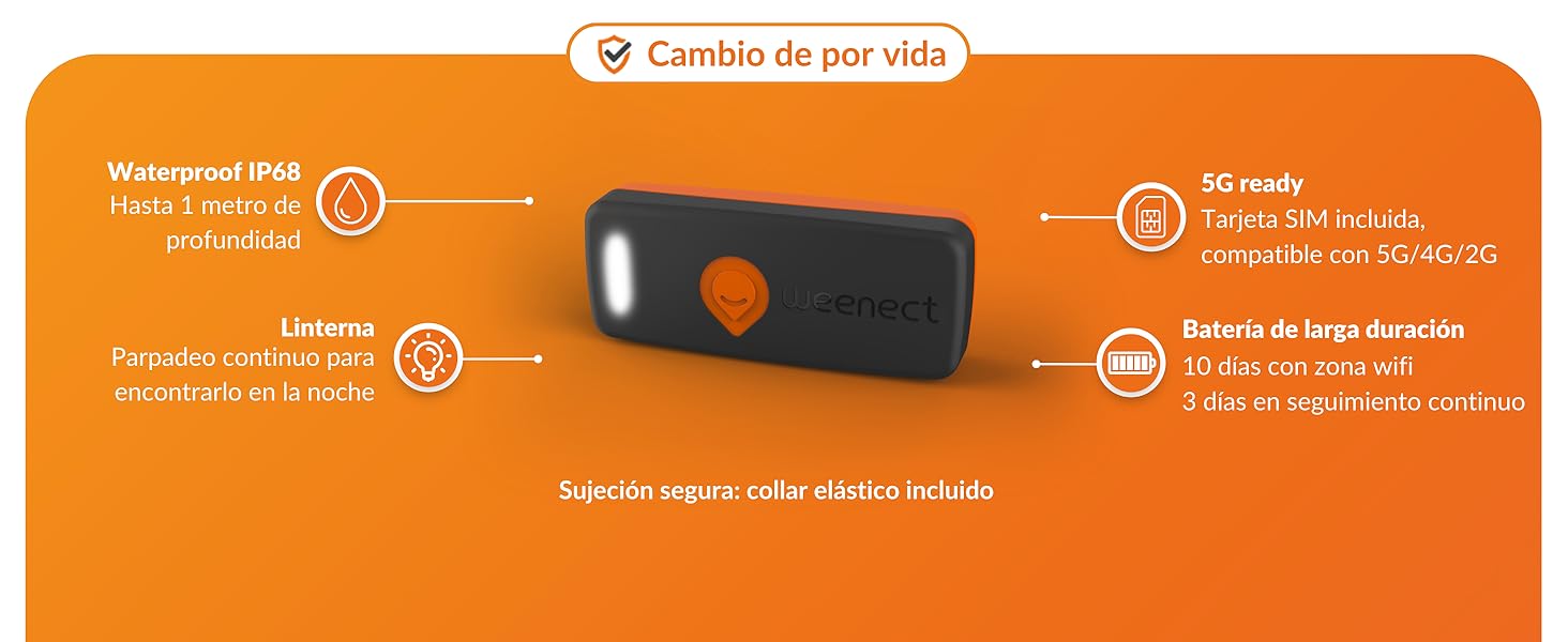 waterproof, 5G ready, Linterna