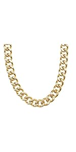 Amazon.com: Shapes Studio 18K Gold Plated Bobble Chain