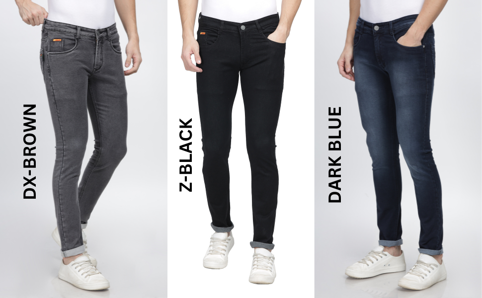 Buy D MAKER® Men's Slim Fit Denim Jeans Pant Stylish