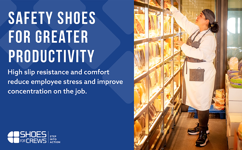 Shoes for Crews Cambridge II ST Comfortable Safety Shoe with Toe Cap