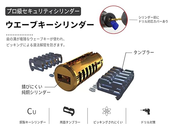 Amazon.co.jp: ENGG バイクロック ワイヤーロック 極太 直径