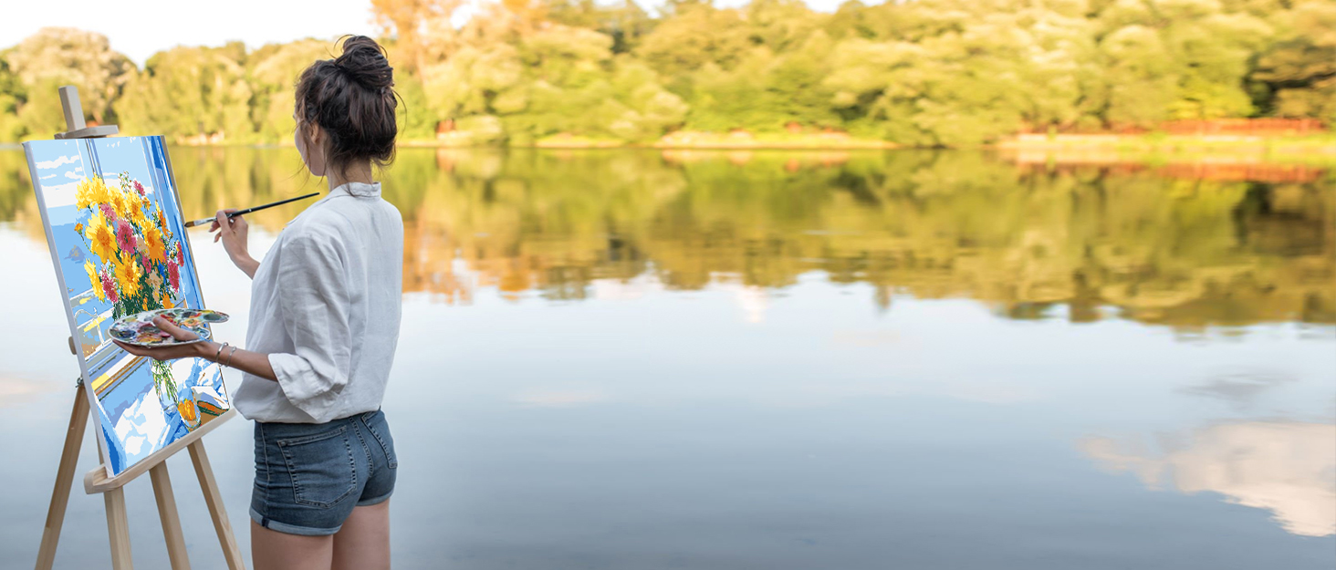 mrpwnle Paint by Numbers for Adults BeginnersPaint by