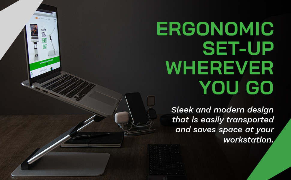 obVus Solutions Adjustable Laptop Tower Stand Multiple