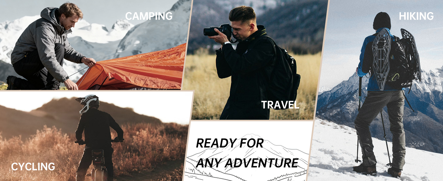 Men's Lightweight Softshell Jacket Fleece Lined with hooded for Hiking Climbing cycling golf