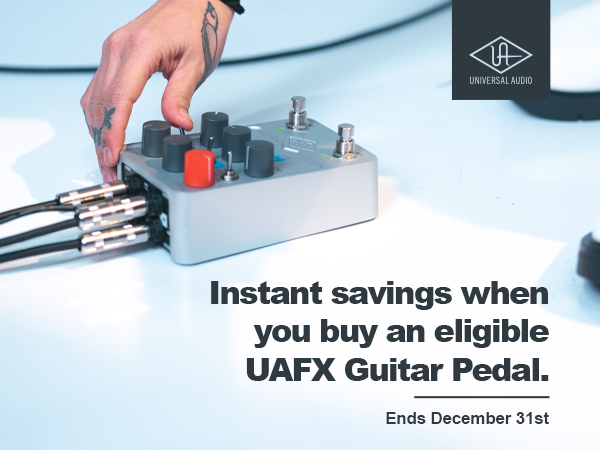 Amazon.com: Universal Audio UAFX Ruby '63 Top Boost