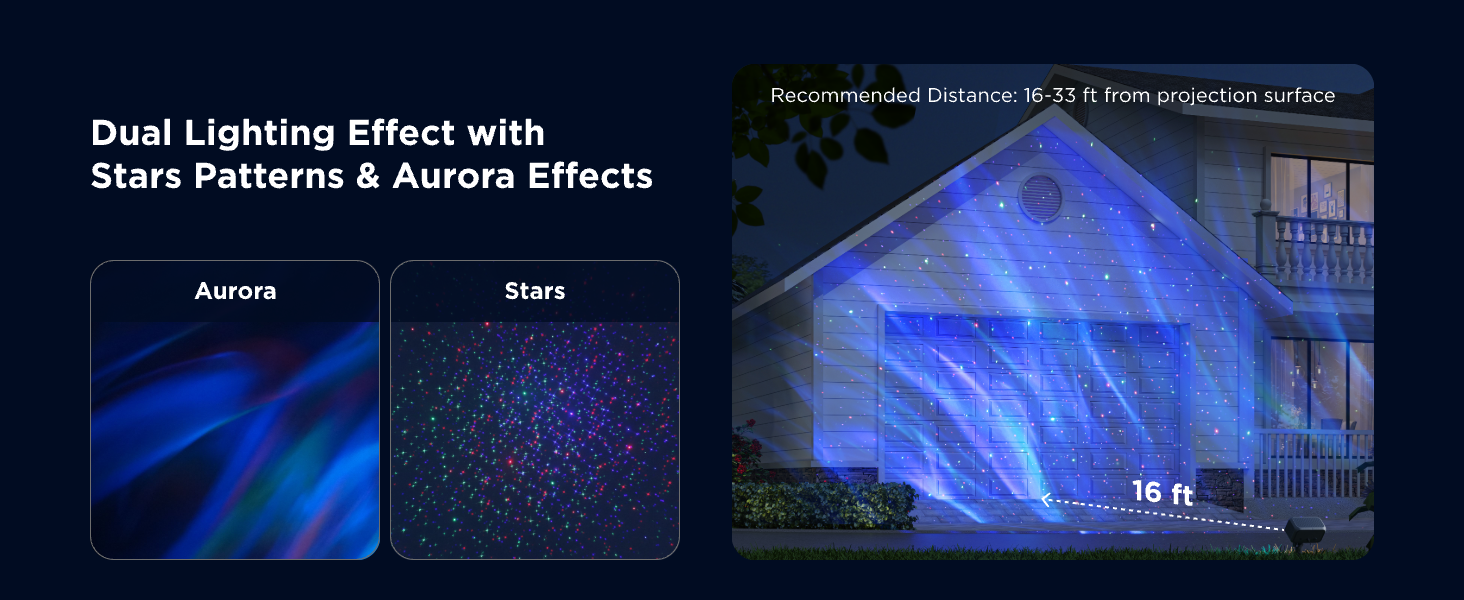 outdoor party lights star projetctor