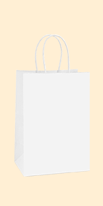 white paper bags