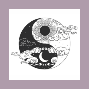 yin-yang image of sun and moon