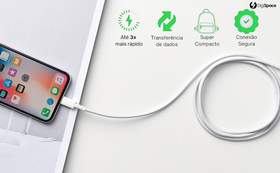 carregador turbo tipo c; carregador turbo iphone; carregador turbo android; carregador tipo c