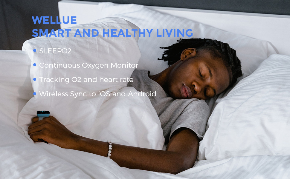 Sleep Oxygen Monitor with Vibration Alert for Sleep Apnea Tracking