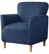 Elehealthy Stretch Chair Covers Banquet Armchair Slipcovers Luxury Velvet Armchair Sofa Covers Ch...