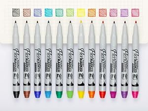 Permanent marker swatch