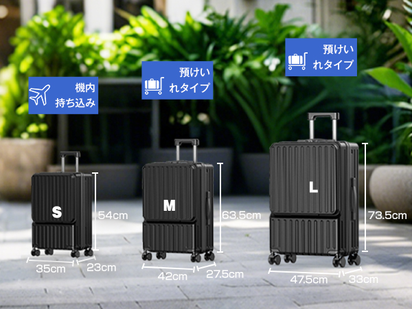 BARGOCH⭐多機能 スーツケース⭐ フロントオープン キャリーケース Amazon | [BARGOHOY] スーツケース フロントオープン 多機能