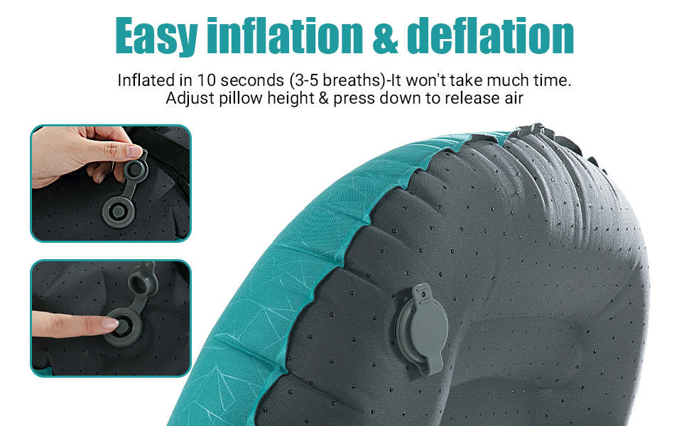 HOMBYS Beach Pillow Inflatable Camping Pillow Pool Pillow